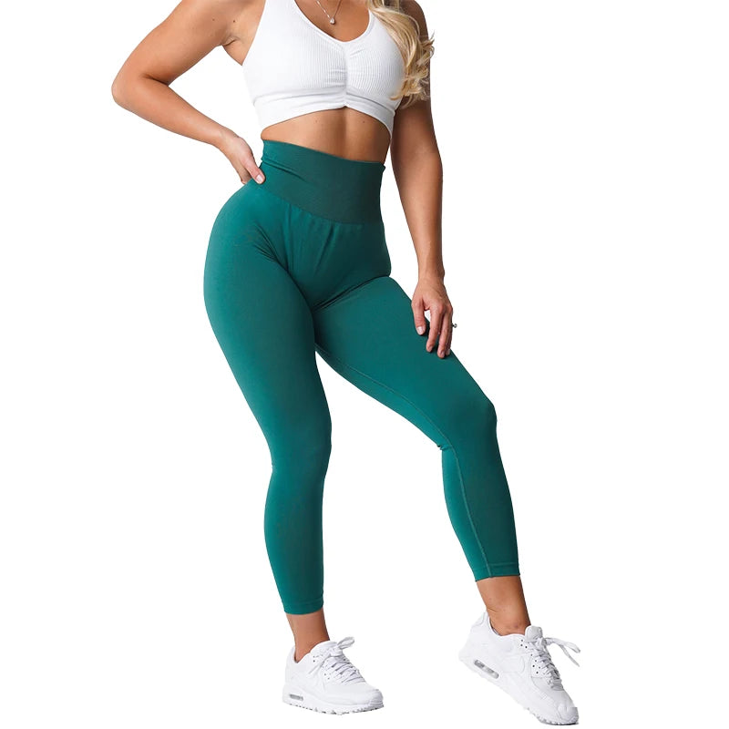 NVGTN Solid Seamless Leggings High Waisted Gym Wear Spandex Leggings