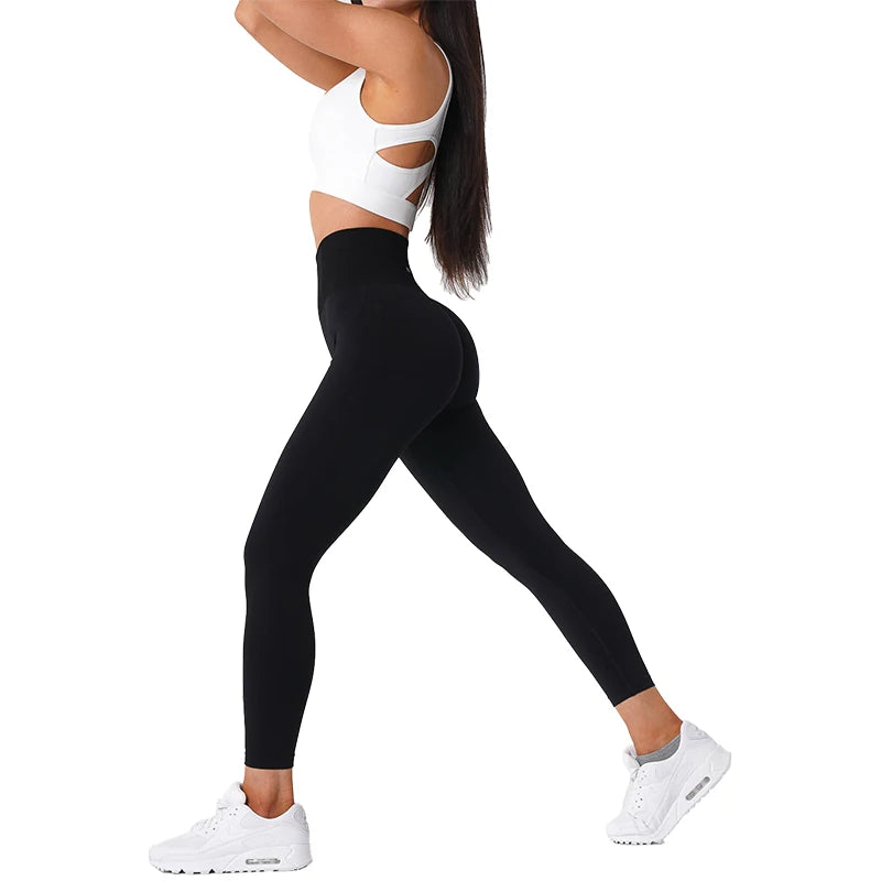 NVGTN Solid Seamless Leggings High Waisted Gym Wear Spandex Leggings