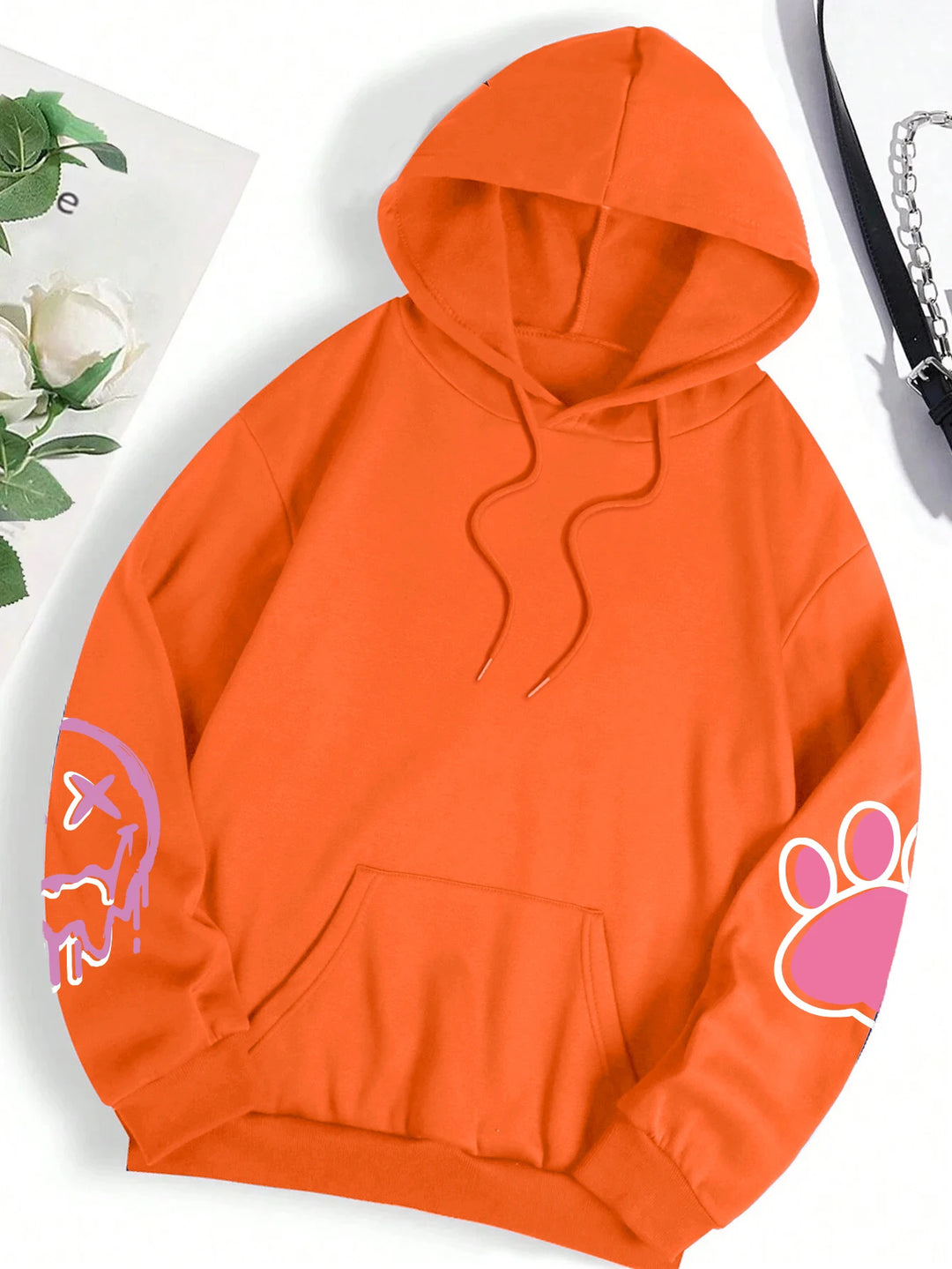 Casual Printed Hoodie