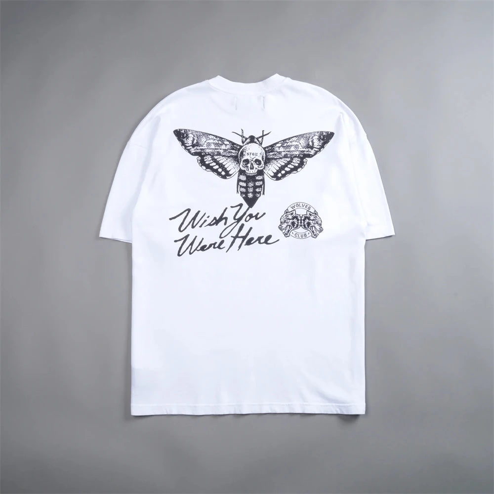 Darc Wolves WISH YOU WERE HERE 230G Cotton OVERSIZED TEE