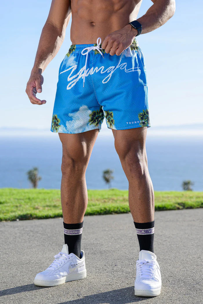 YoungLA 141 The Block Party Shorts